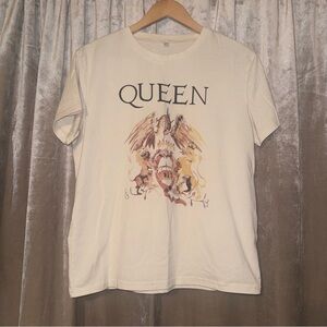 Queen Graphic Band T-Shirt - Classic Logo Print